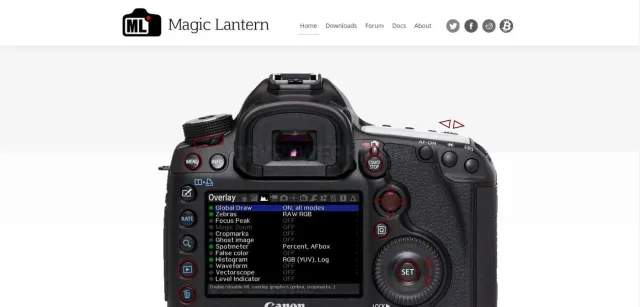 Magic Lantern website