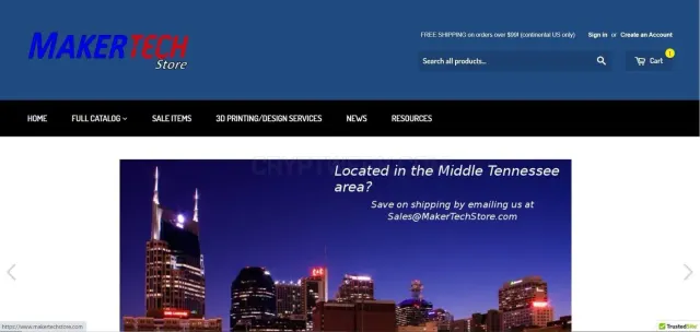 MakerTechStore website