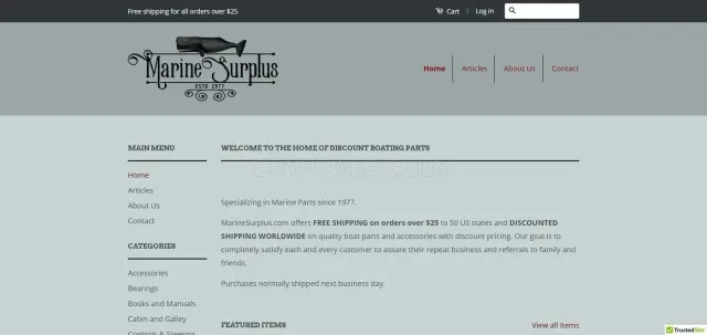 Marine Surplus website