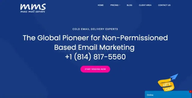 Mass Mail Servers website