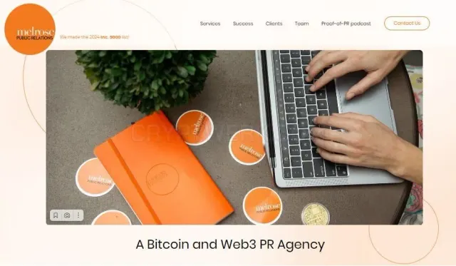 Melrose PR website