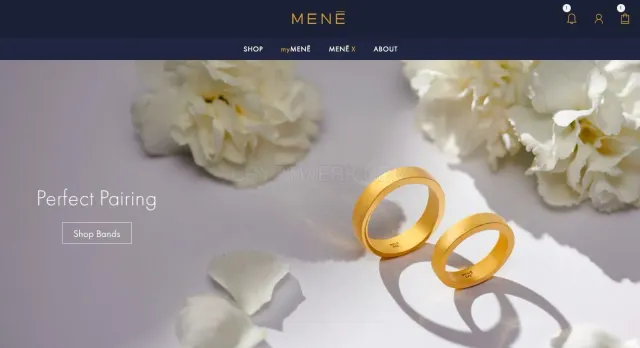 Mene.com website