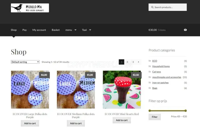 Merel&Ma website