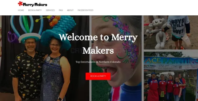 Merry Makers & Decorators website