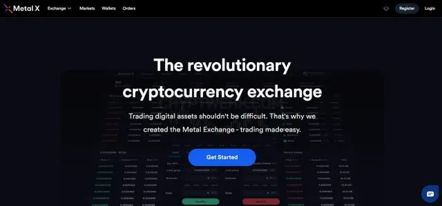 Metal X website