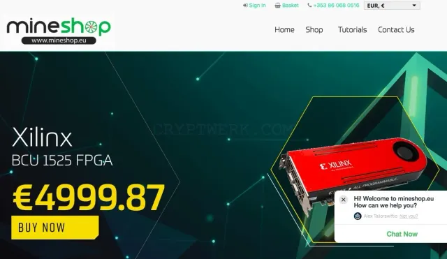 Mineshop website