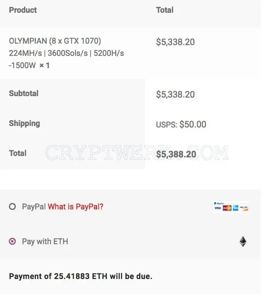Miningstore website