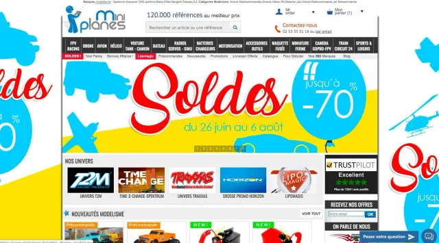Miniplanes website