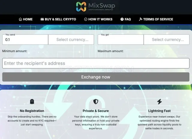 MixSwap website
