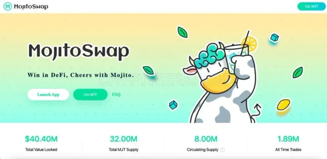 MojitoSwap website