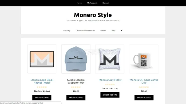 Monero.style website
