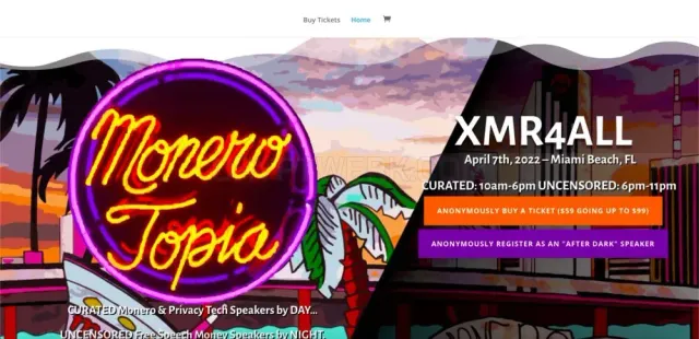 MoneroTopia website