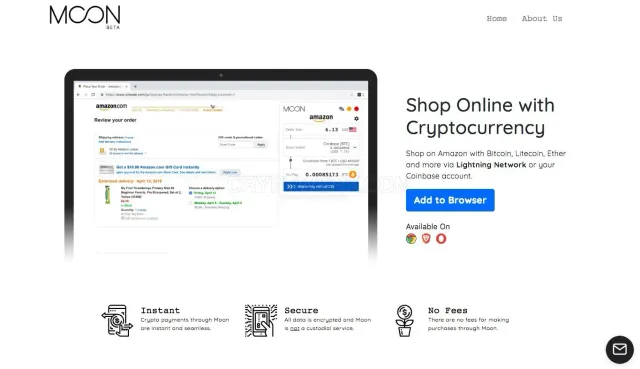 Moon website