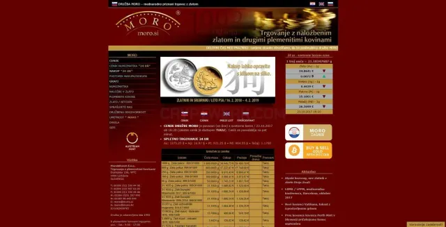 MORO website