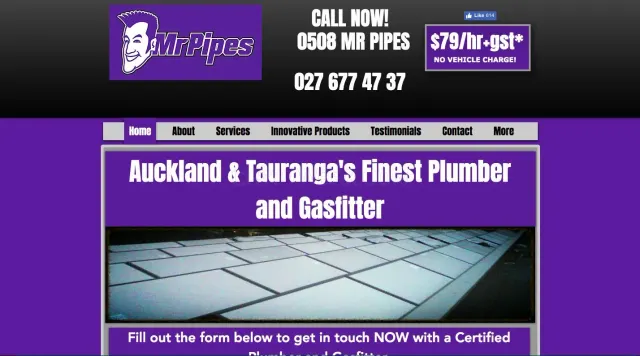 Mr Pipes website