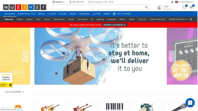 Muziker.co.uk website