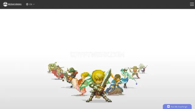 My Crypto Heroes website