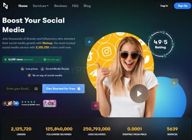 Naizop website