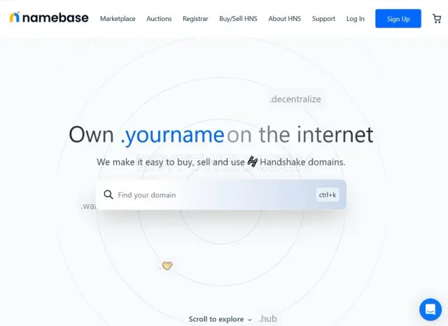 Namebase website