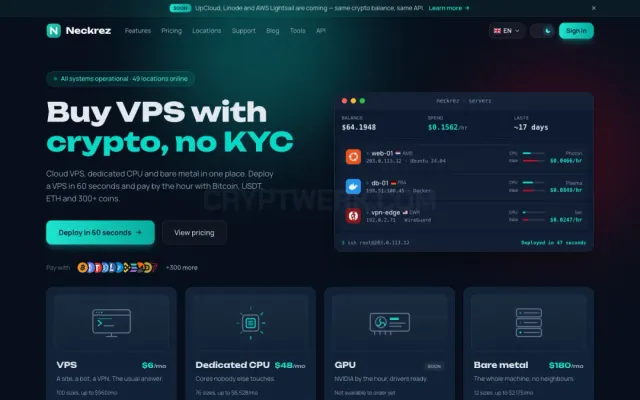 Neckrez website