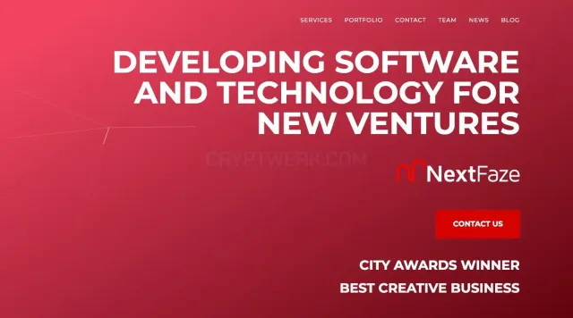 NextFaze website