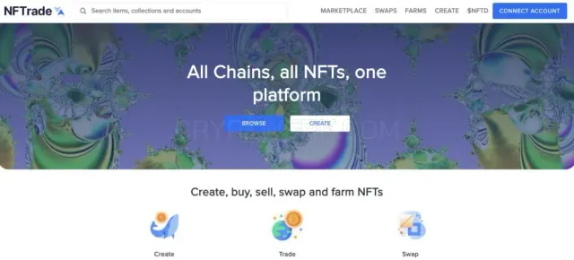 NFTrade website