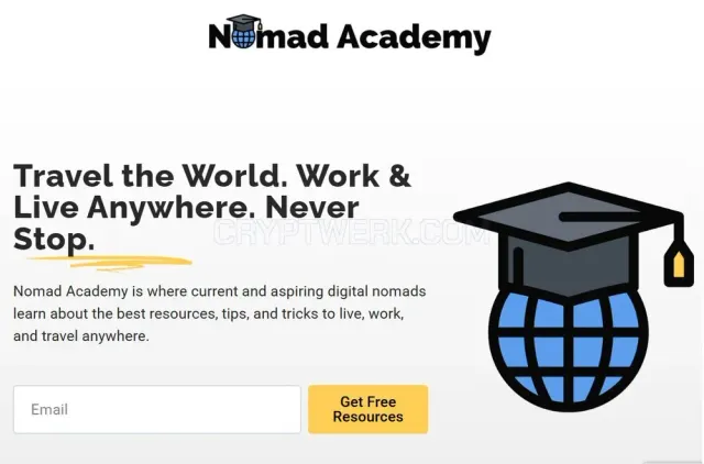 Nomad Academy website