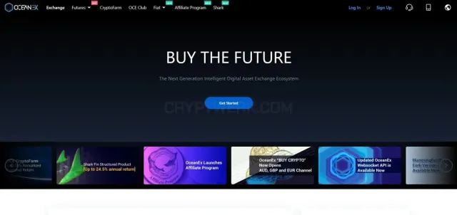 OceanEx website