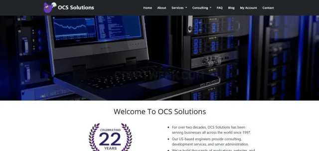 OCS Solutions website