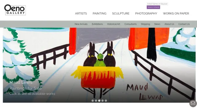 Oeno Gallery website