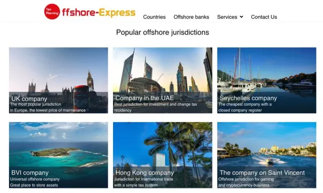 Offshore-express website