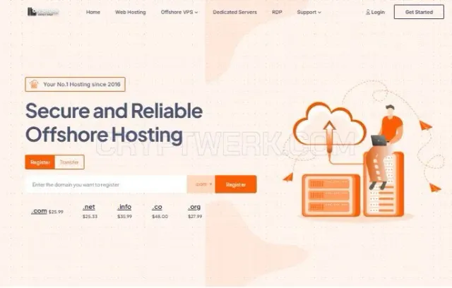 Offshore Servers website