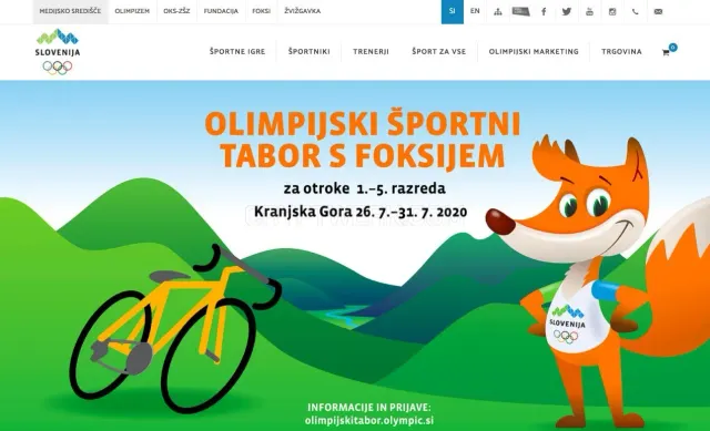 Olympic.si website