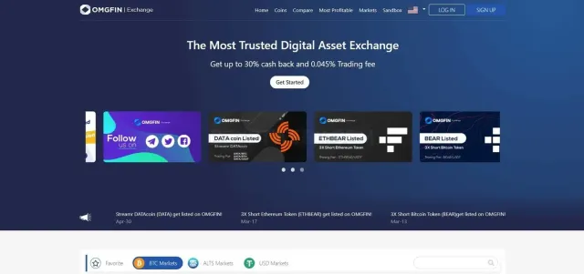 Omgfin website