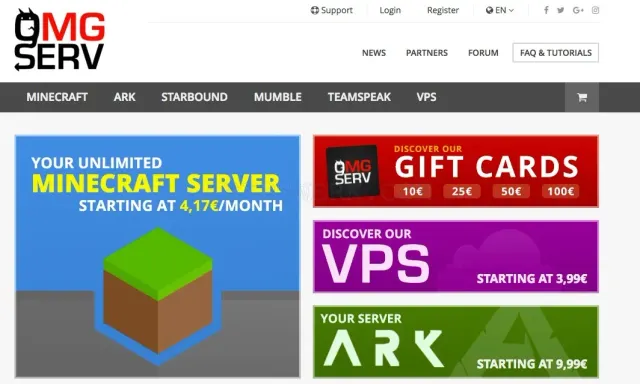 Omgserv.com website