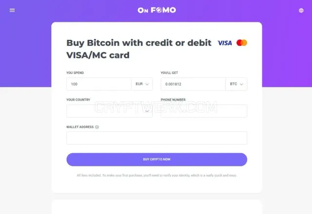 Onfomo website