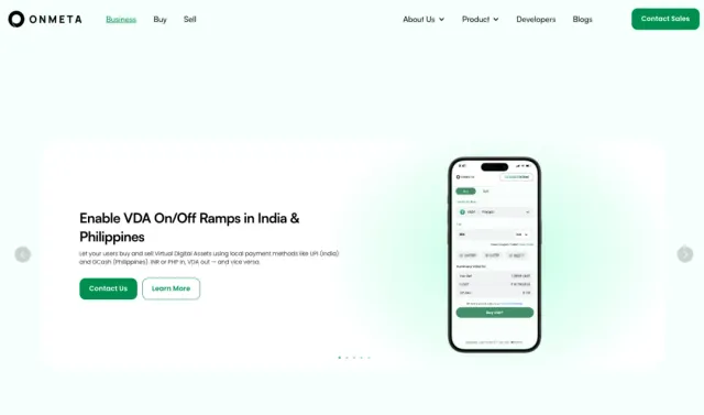 Onmeta website