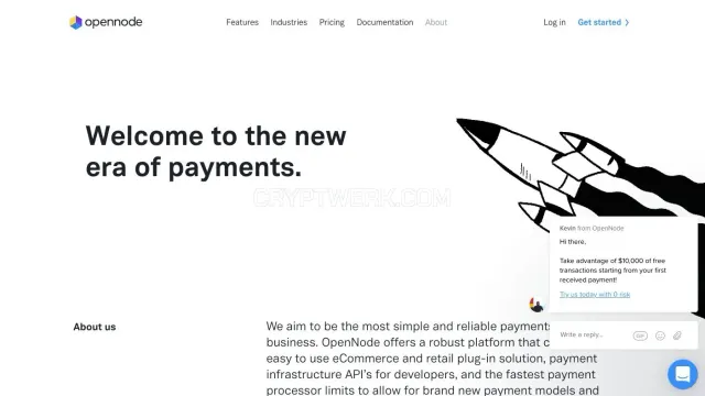 OpenNode website
