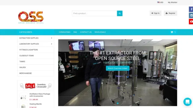 Opensourcesteel.com website