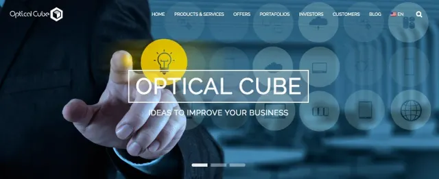 Optical Cube website