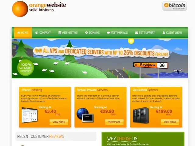 Orangewebsite.com website
