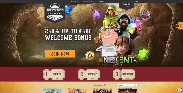 OrientXpress website