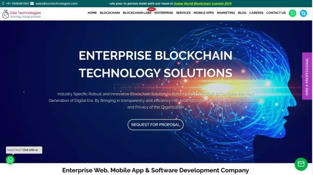 Osiz Technologies Pvt Ltd website