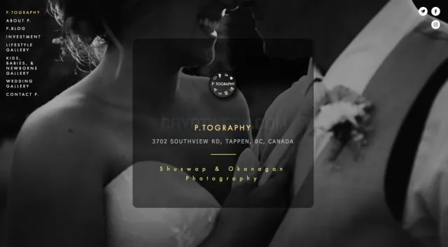 P.Tography website
