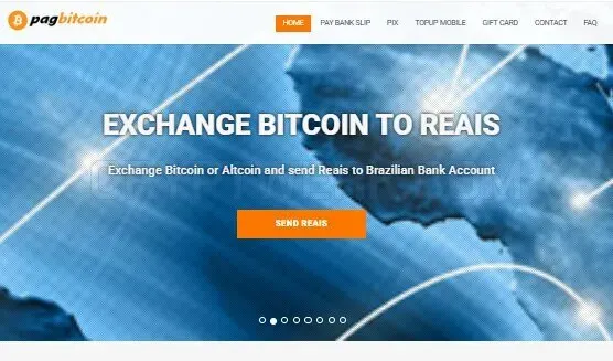 PagBitcoin website