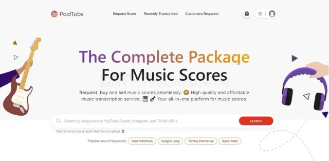 PaidTabs website