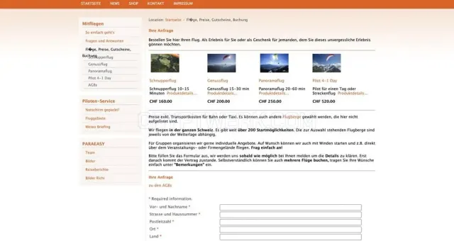 Paraeasy website