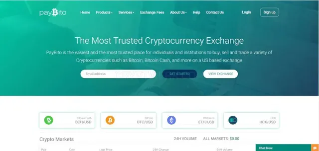 PayBito website