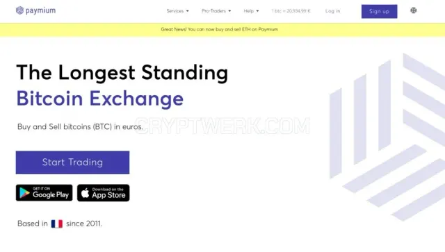 Paymium website