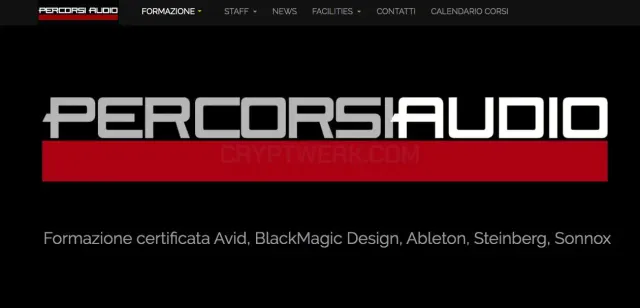 Percorsi Audio website